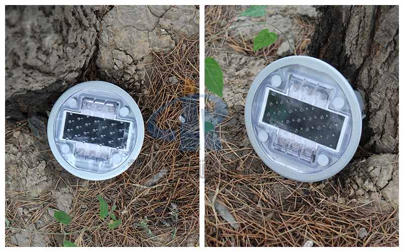 mbedded Aluminum LED Solar Stud Lights for Road