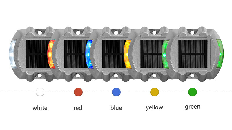 RUICHEN Solar Stud Lights for Deck or Deck color