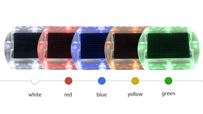 plastic Solar Stud Lights color